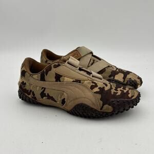 VTG Y2K Puma Mostro Camo Sneakers Retro Strap Trainers Shoes Women's 8.5